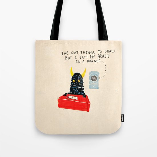 Silly Rhyme doodles Tote Bag