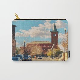 El Paso Train Station, Texas - Digital Painting Carry-All Pouch