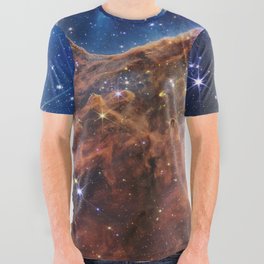 Cosmic Cliffs All Over Graphic Tee