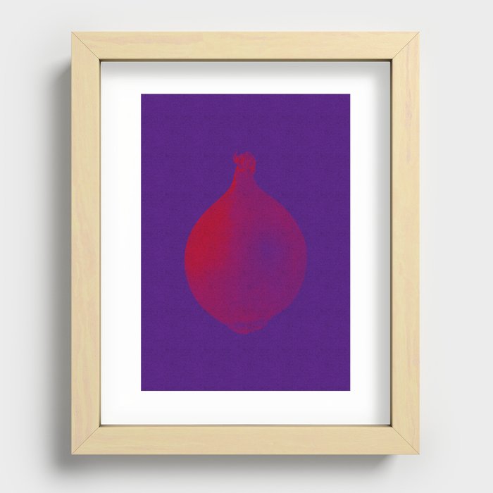 Onion Recessed Framed Print