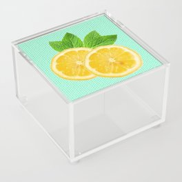 Lemons and Mint Acrylic Box