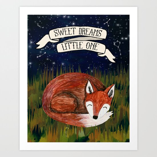 Sweet Dreams, Little One Art Print