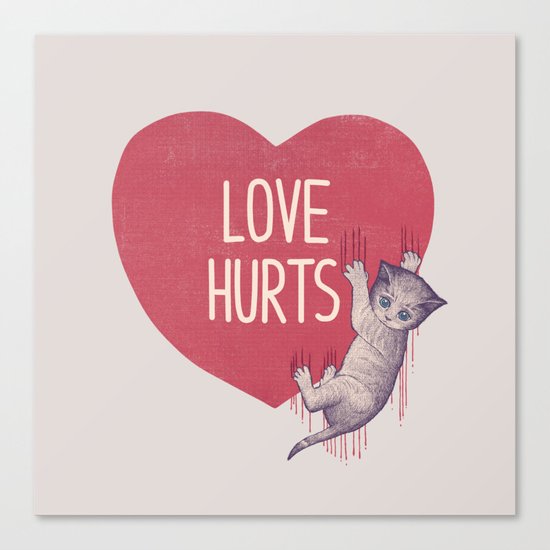 Love Hurts Canvas Print
