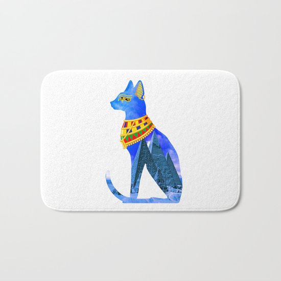 Egyptian Cat XVI Bath Mat