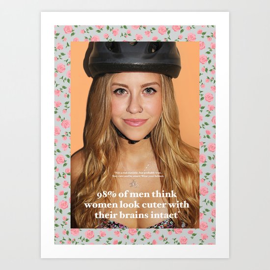 Pro-helmet poster Art Print