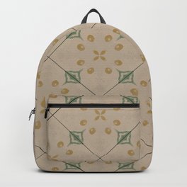 Tile Inspired Pattern Backpack