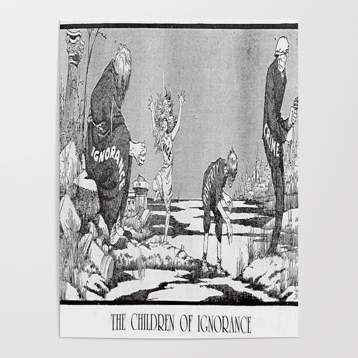“The Children of Ignorance” by Winsor McCay (1911) Poster
