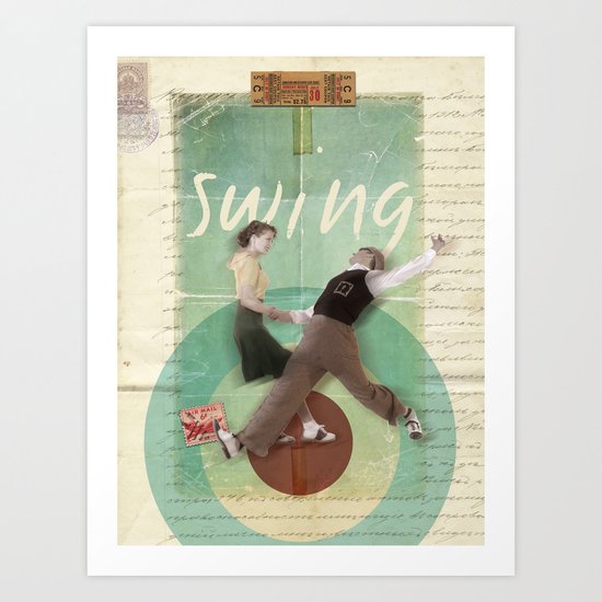 Swing Dance Art Print