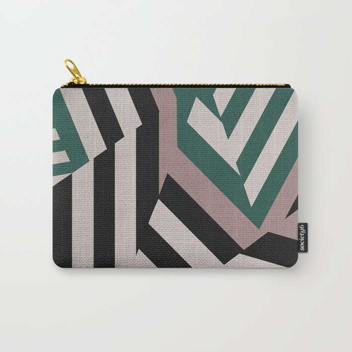 ASDIC/SONAR Dazzle Camouflage Graphic Design Carry-All Pouch