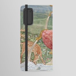 Deer by a Fountain Android Wallet Case