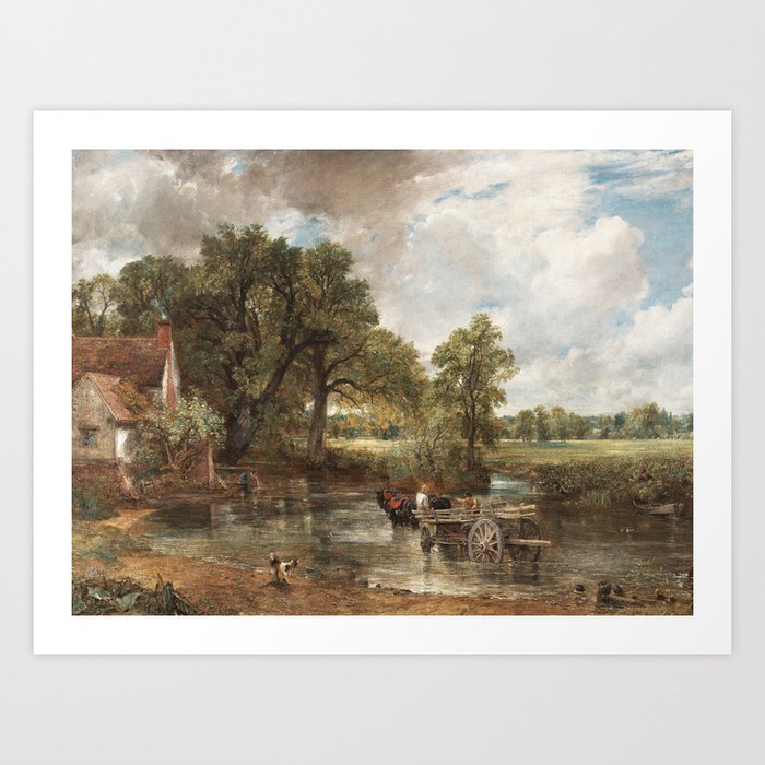 John Constable The Hay Wain Painting Art Print Art Print