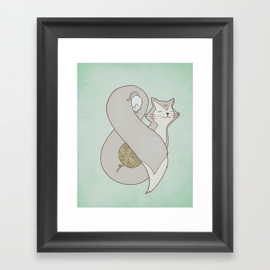 Catpersand Framed Art Print