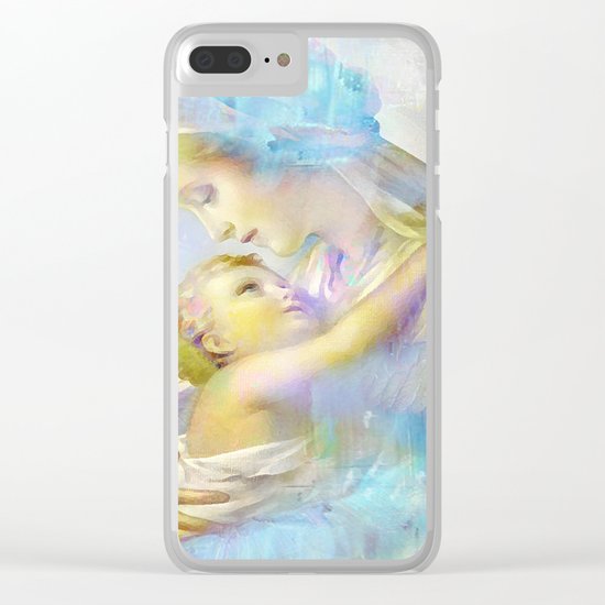 In the Arms of Mary Clear iPhone Case
