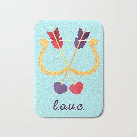 Take A Shot At L.O.V.E. Bath Mat