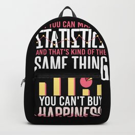 Major In Statistics - Funny Statistician Gift Backpack
