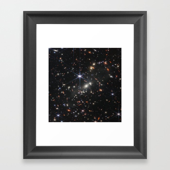 James Webb Space Telescope Deep Field Framed Art Print