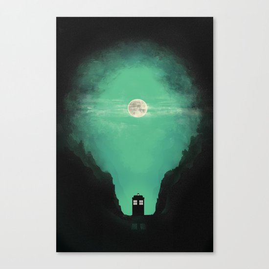 Spacey-Timey Canvas Print