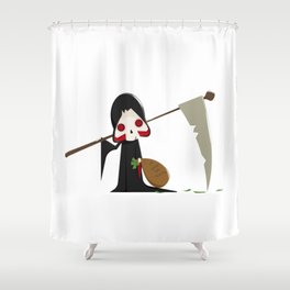 Corruption of the Reaper for an Extra Year Shower Curtain