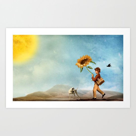Follow the Sun Art Print