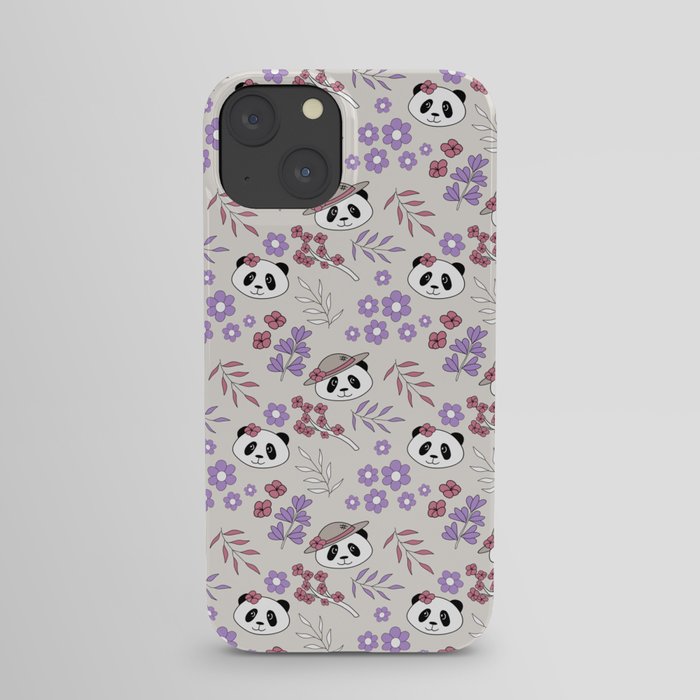 Garden Party Pandas - 1000Pandas by Amanda Roos iPhone Case