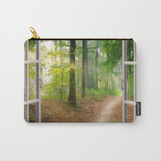 Window Tapestries Style Carry-All Pouch