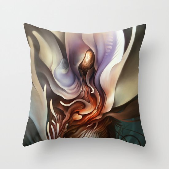 Wildflower Nephilim Throw Pillow
