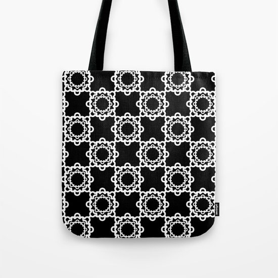 Art Deco. " Lola " black background . Tote Bag