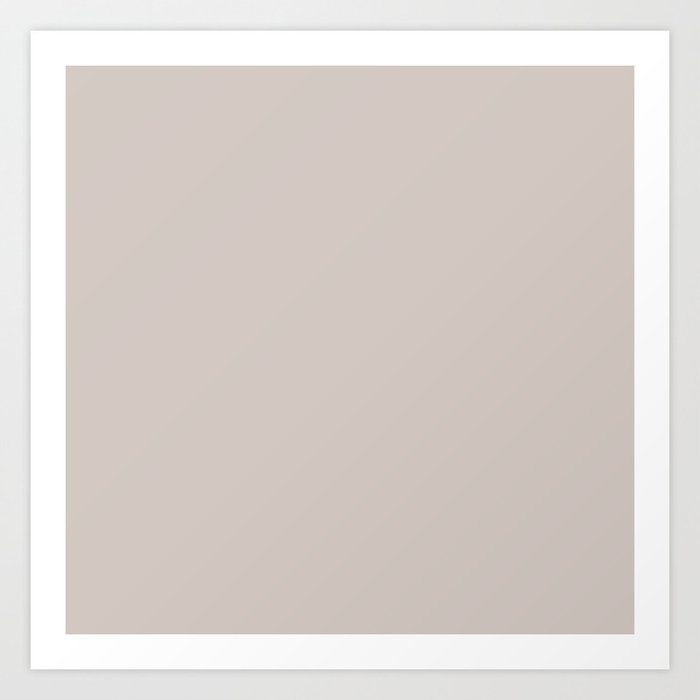 Natural Silk Tan Art Print