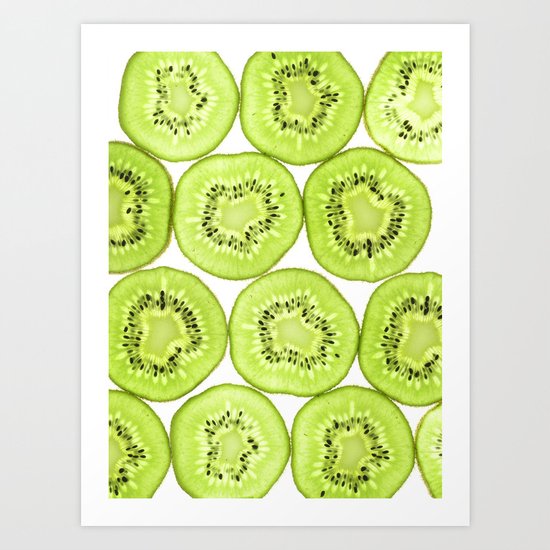 Kiwi Pattern Art Print