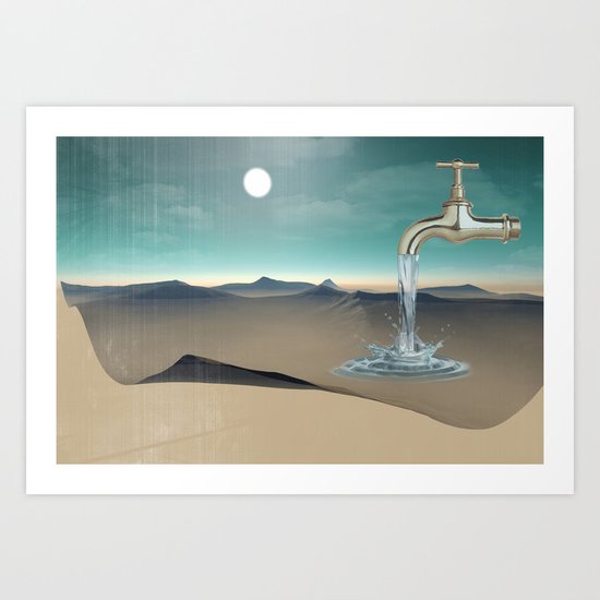 filling the void Art Print