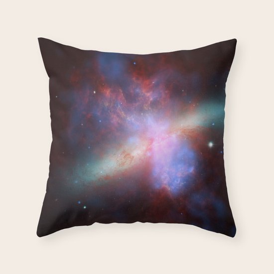 Cosmic Galaxy Throw Pillow