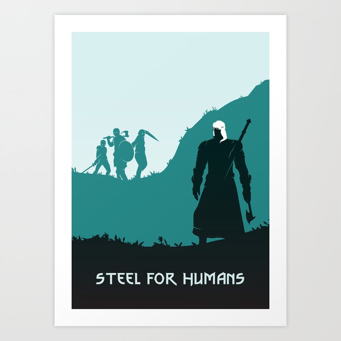 Steel For Humans Remastered Art Print