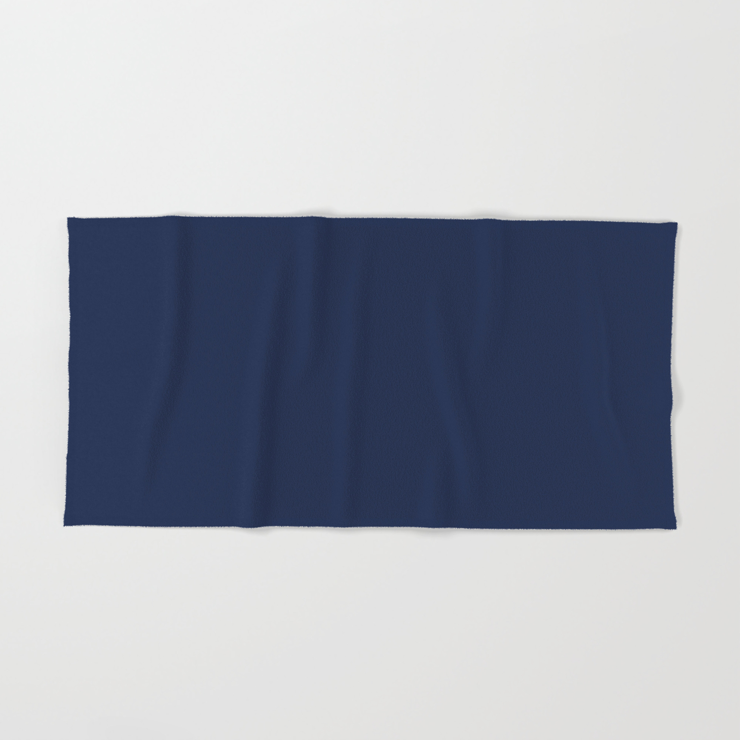 Dark Sargasso Blue 2018 Fall Winter Color Trends Hand Bath Towel By Podartist Society6