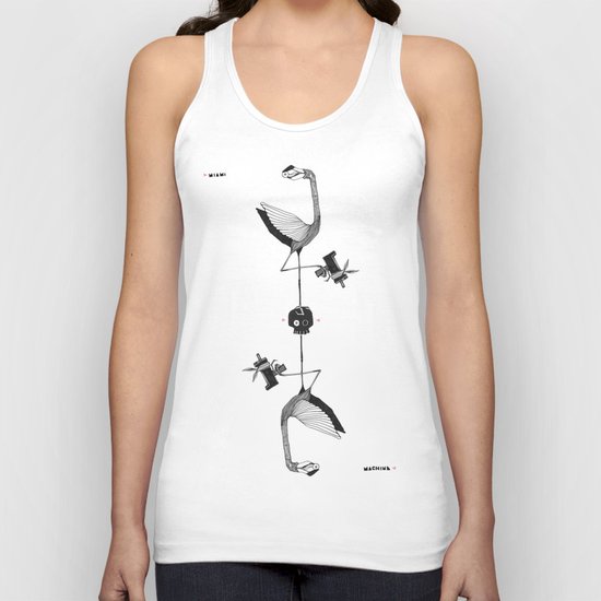 Miami (Skull) Machine Unisex Tank Top