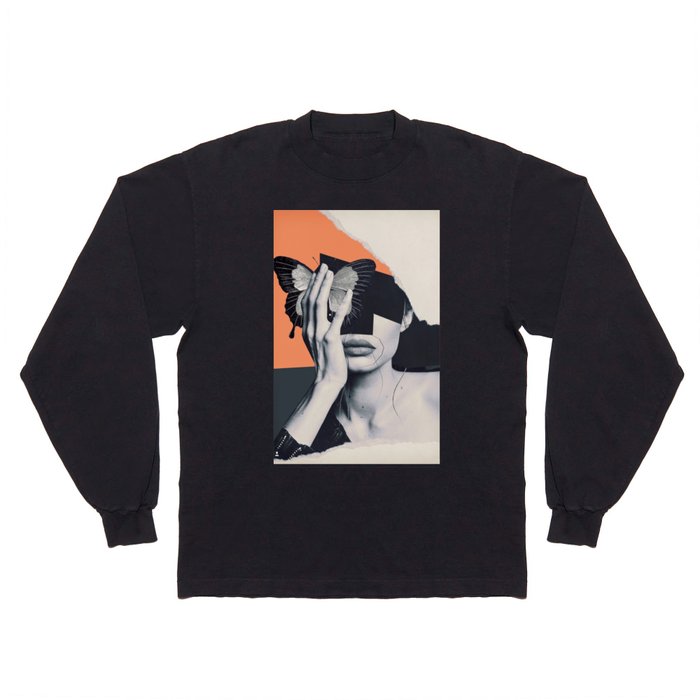 collage art / butterfly Long Sleeve T Shirt