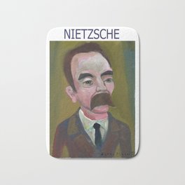 Nietzsche Bath Mat | Escritor, Protrait, Popular, Celebrity, Painting, Fama, Pintor, Paiter, Celebridad, Famoso 