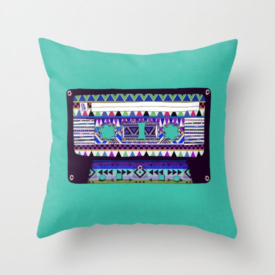 Mix Tape # 10 Throw Pillow