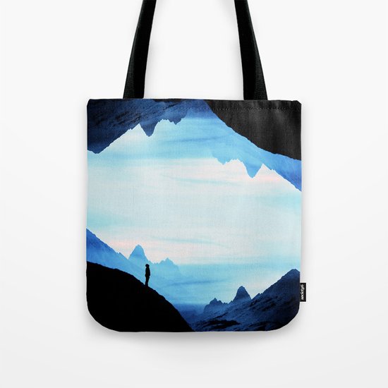 Blue Wasteland Isolation Tote Bag