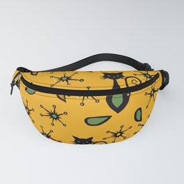 Atomic cat, mid mod style Fanny Pack