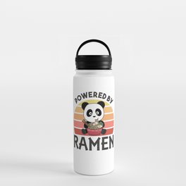 Ramen Japanese Noodles Sweet Panda Eats Ramen Water Bottle