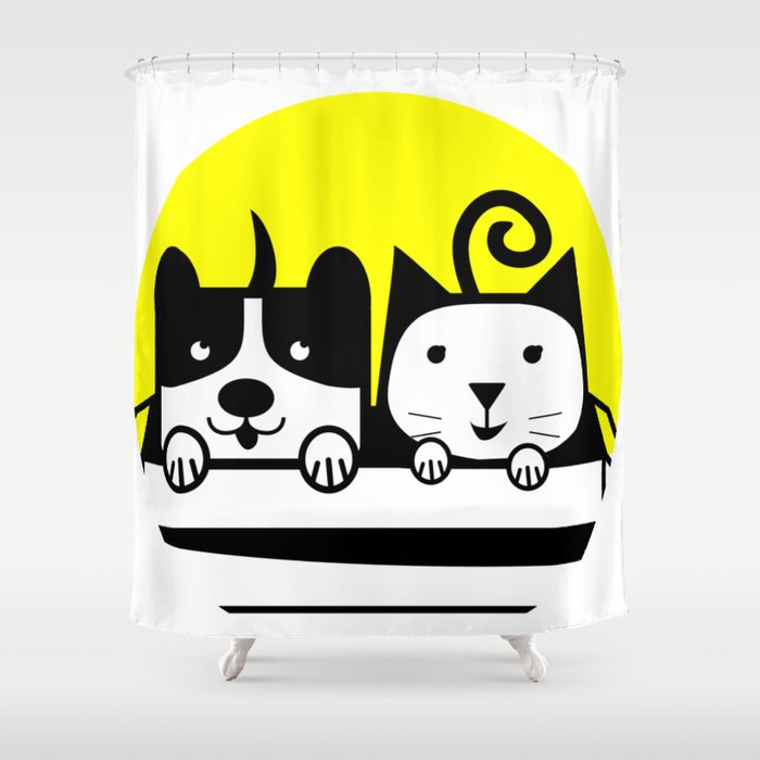 MY PETS 02 Shower Curtain