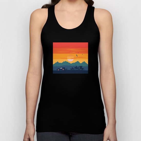 Back to the Wild West Unisex Tank Top
