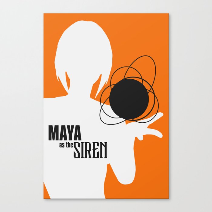 The Siren Borderlands 2 Minimalist Poster Canvas Print By Edwardjmoranii Society6