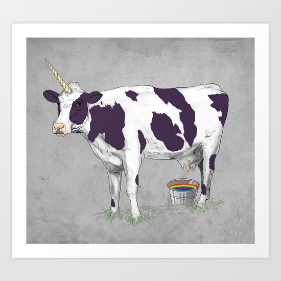 UNICOWRN Art Print