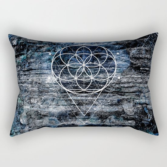 Flower geometry Rectangular Pillow