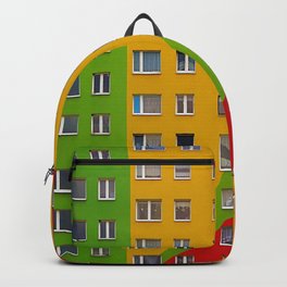 Architecture Geometry Backpack | Abstract, Texture, Redandgreen, Symmetry, City, Geometric, Urban, Geometry, Shapes, Architectural 