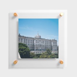 Spain Photography - Royal Palace Of Madrid Under The Blue Sky  Floating Acrylic Print