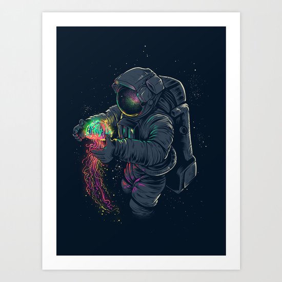 Jellyspace Art Print