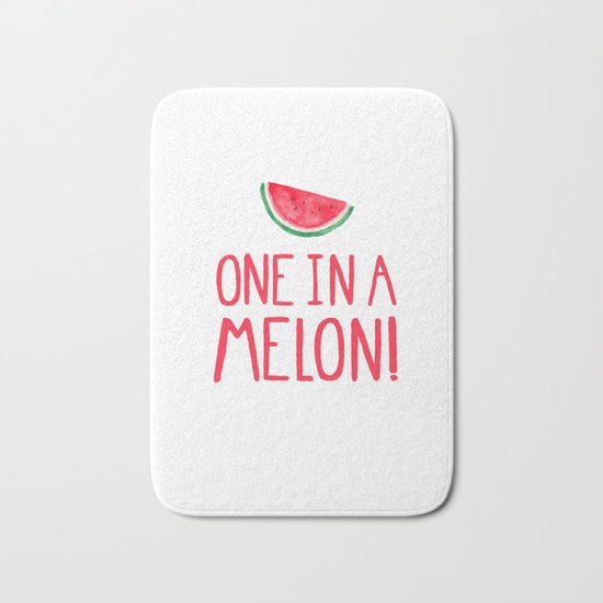 One In A Melon! Bath Mat