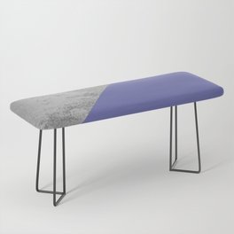 Very Peri 2022 Color Of The Year Violet Blue Periwinkle Concrete II Bench